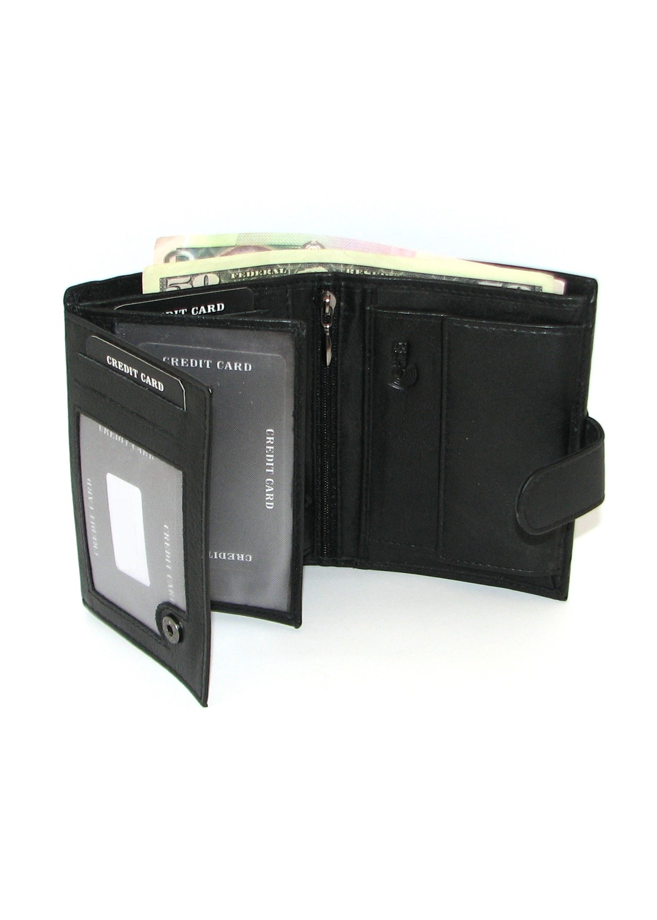 Кожаный кошелек DNK N4L-CCF blk NEW Кожаный кошелек DNK N4L-CCF blk NEW
